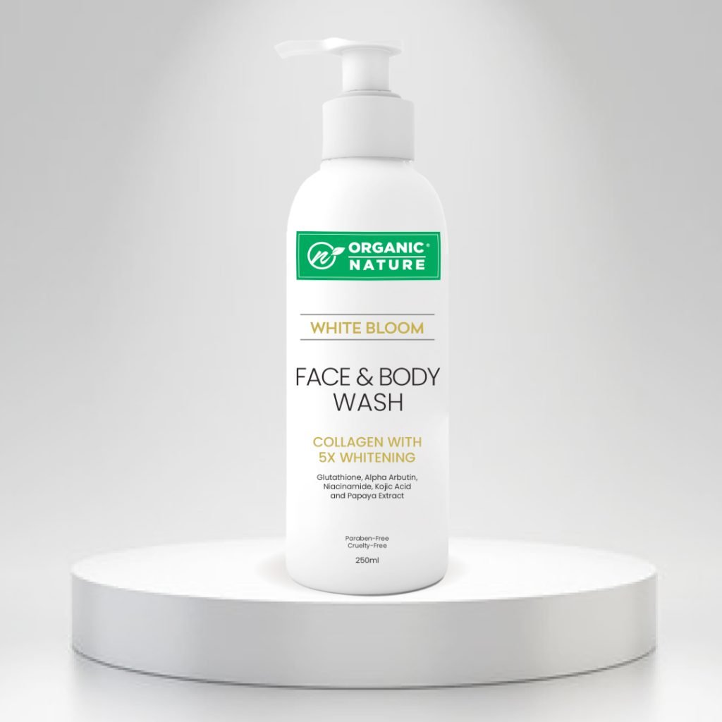 WHITE BLOOM FACE AND BODY WASH