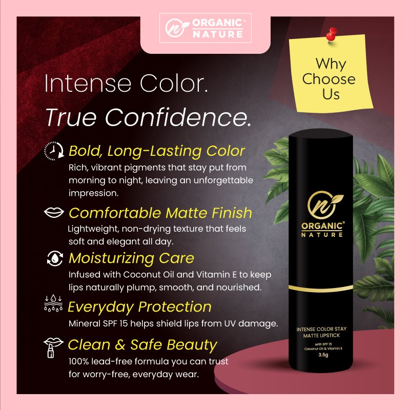 INTENSE COLOR STAY MATTE LIPSTICK (03) - Image 3