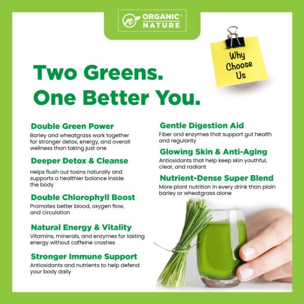 PURE BARLEY & WHEATGRASS POWDER - Image 3
